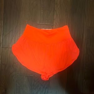 free people orange shorts!